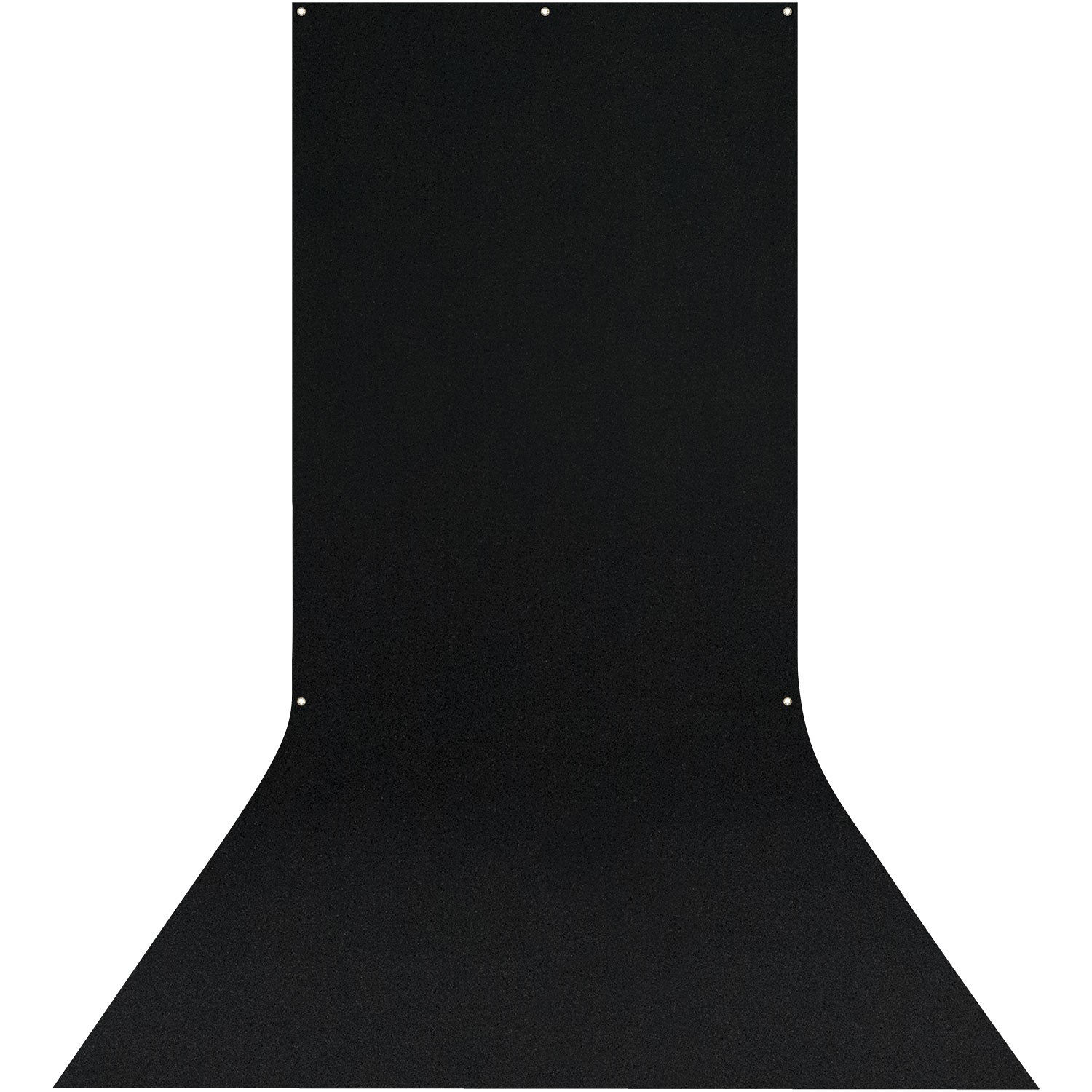 Westcott 5x12 X-Drop Wrinkle-Resistant Backdrop - Rich Black Sweep
