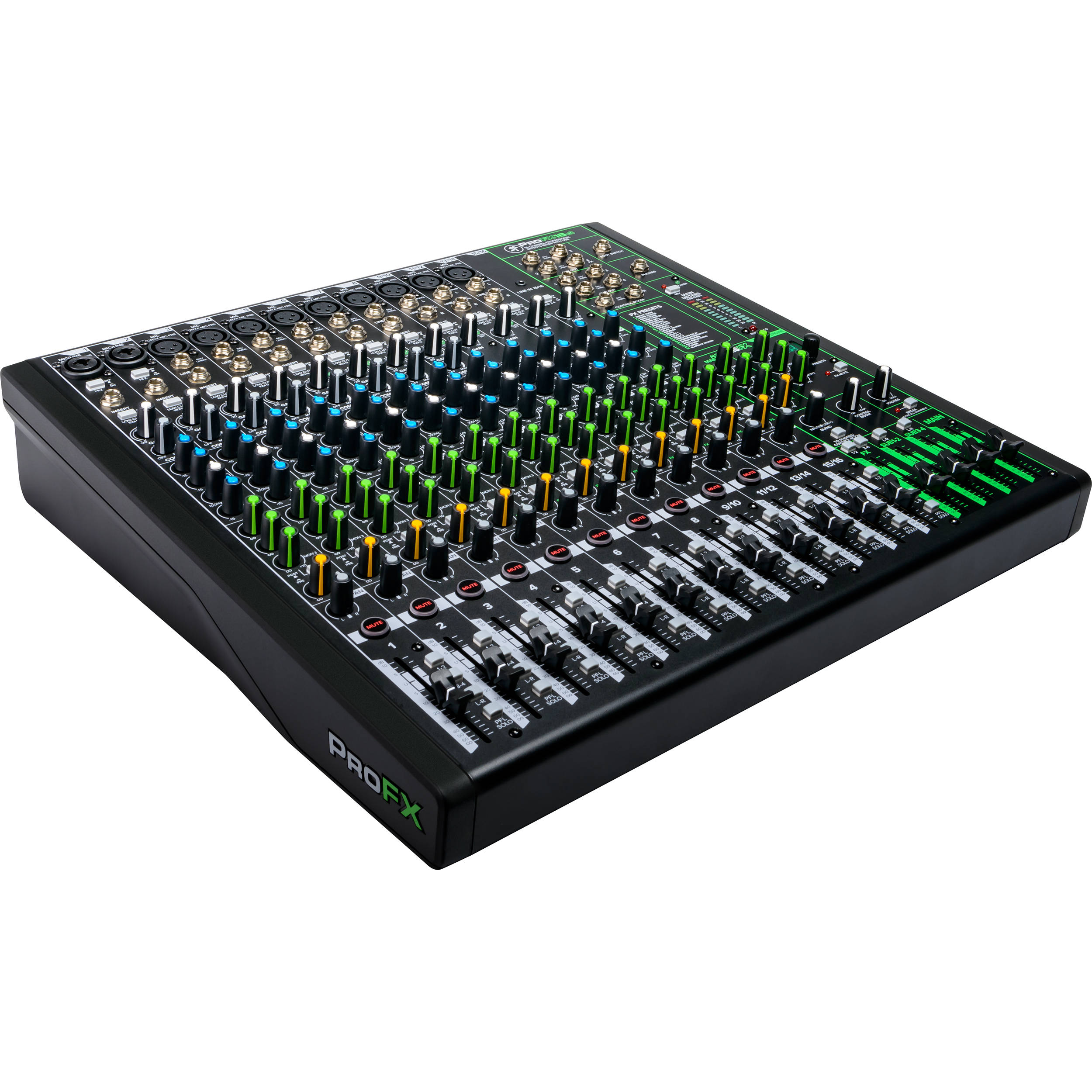 Mackie ProFX16v3 16-Channel Professional Effects Mixer with USB