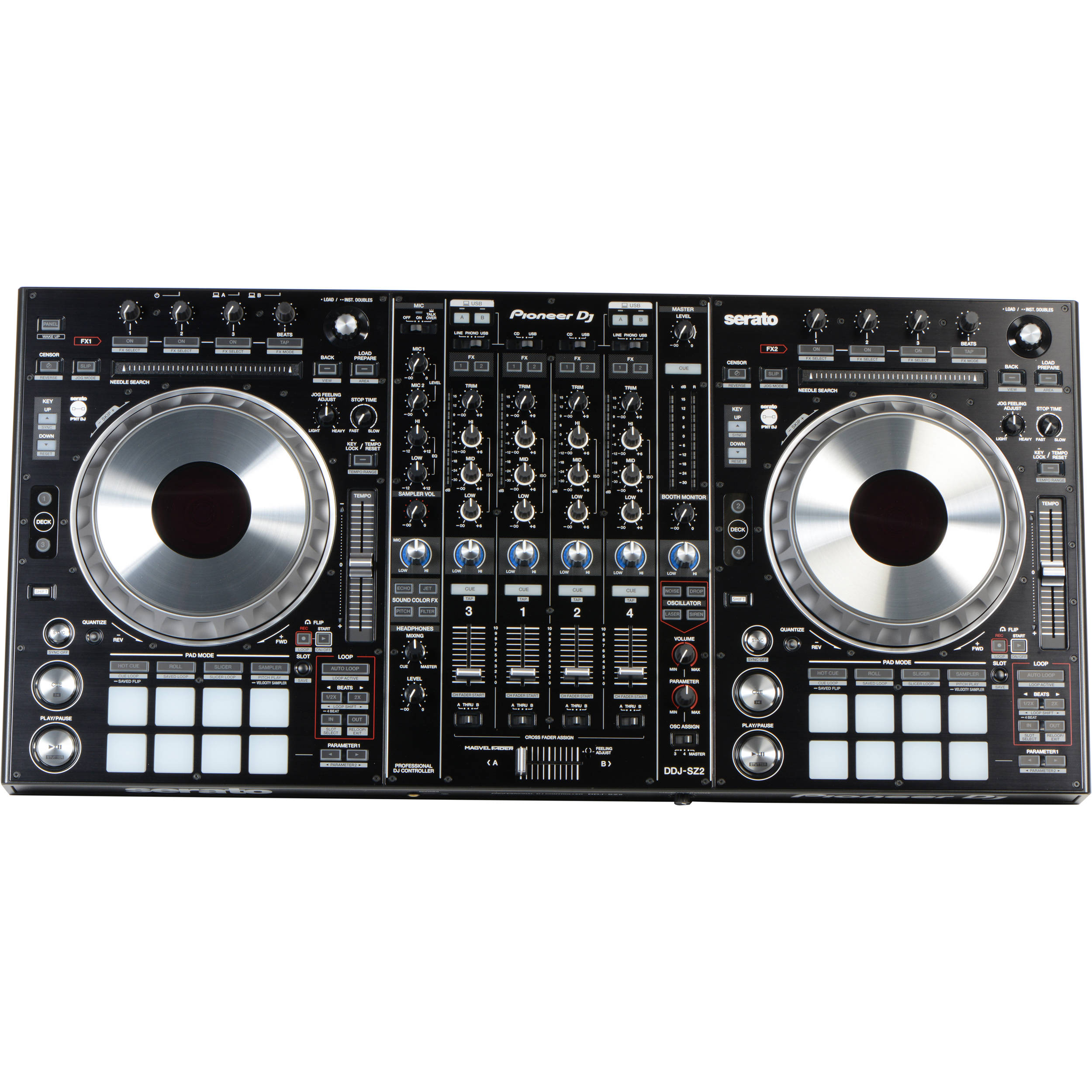 Pioneer DJ DDJ-SZ2 - Flagship 4-Channel Controller DDJ-SZ2 Greentoe