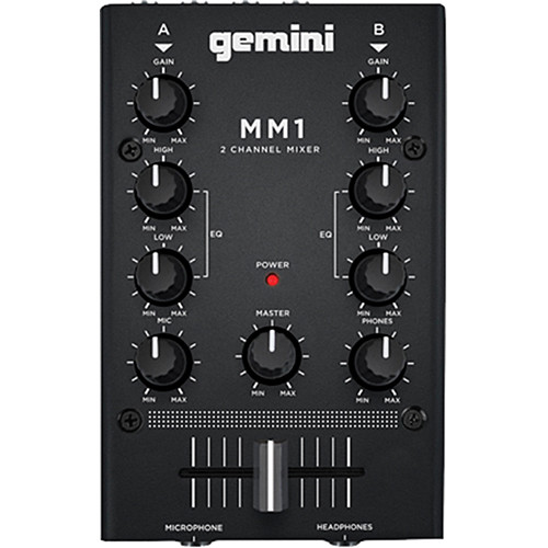 Gemini MM1 2-Channel Compact Mixer
