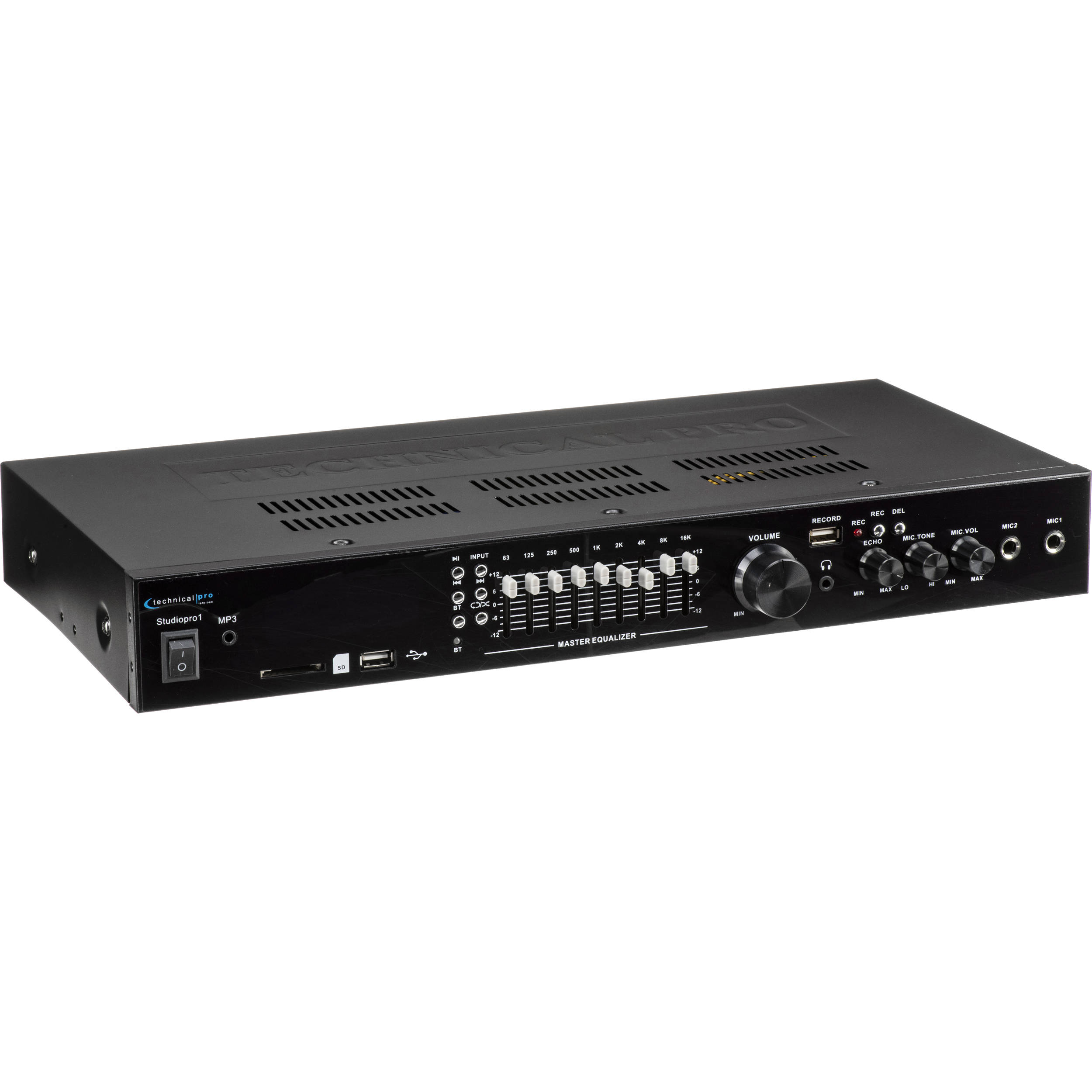 Technical Pro STUDIOPRO1 Rack-Mountable USB/SD MP3 Recorder