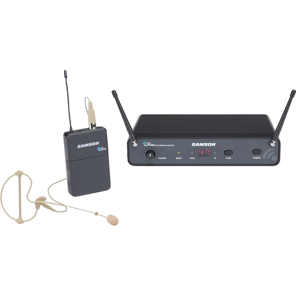Samson Concert 88x UHF Wireless System with SE10 Earset Mic (D: 542 to 566 MHz)