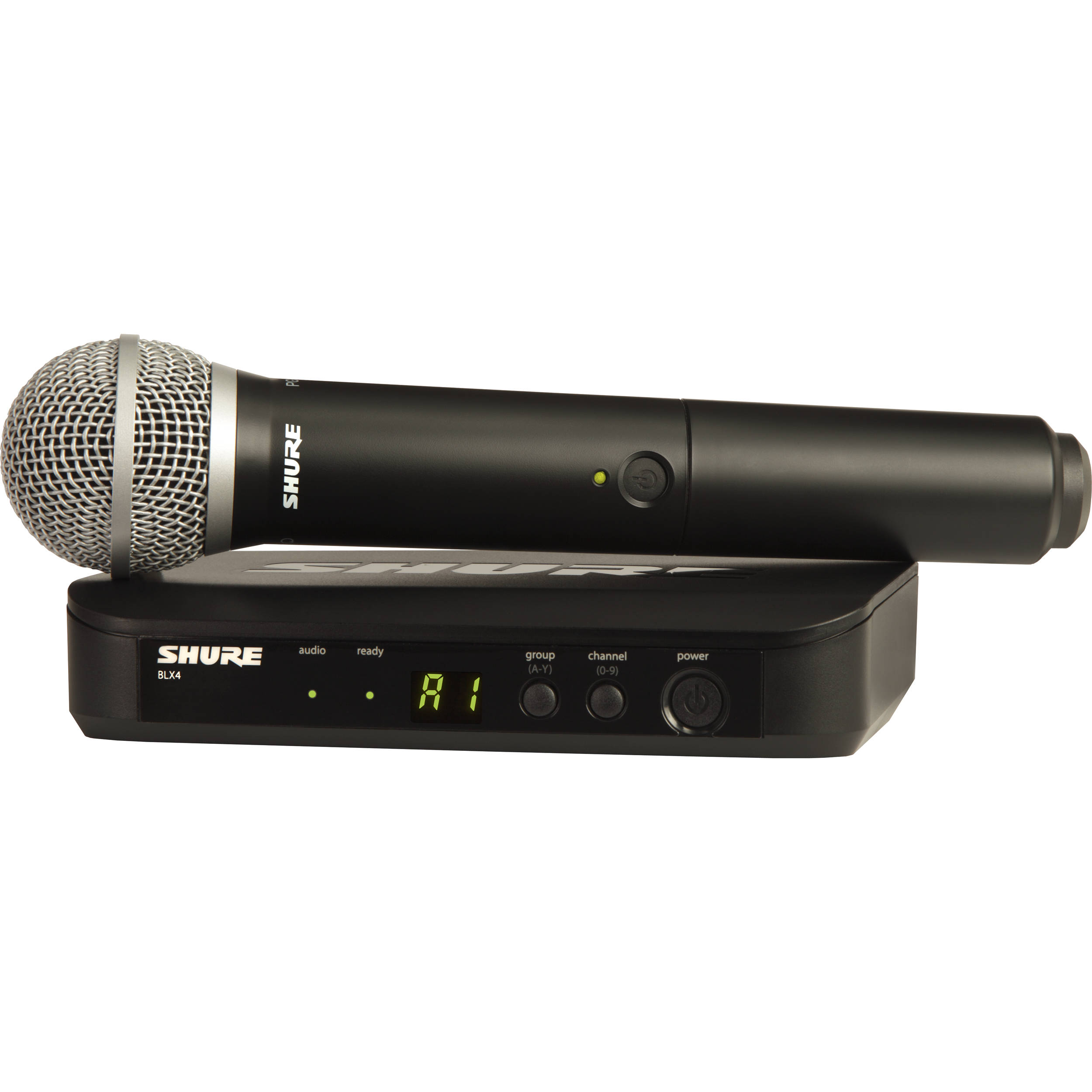 Shure BLX24/PG58 Wireless Handheld Microphone System with PG58 Capsule (J11: 596 to 616 MHz)