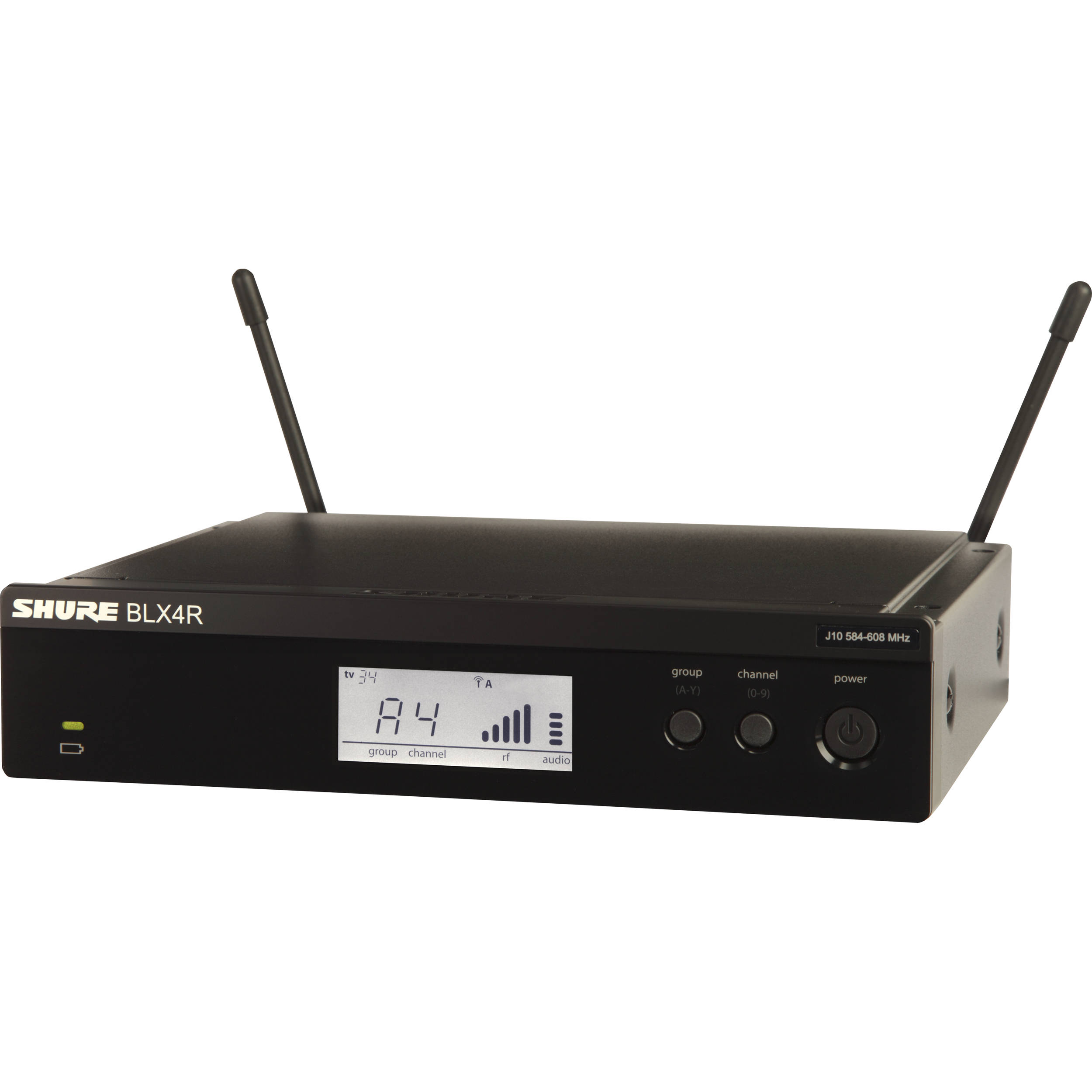 Shure BLX4R Single-Channel Wireless Rackmount Receiver (H9: 512 - 542 MHz)