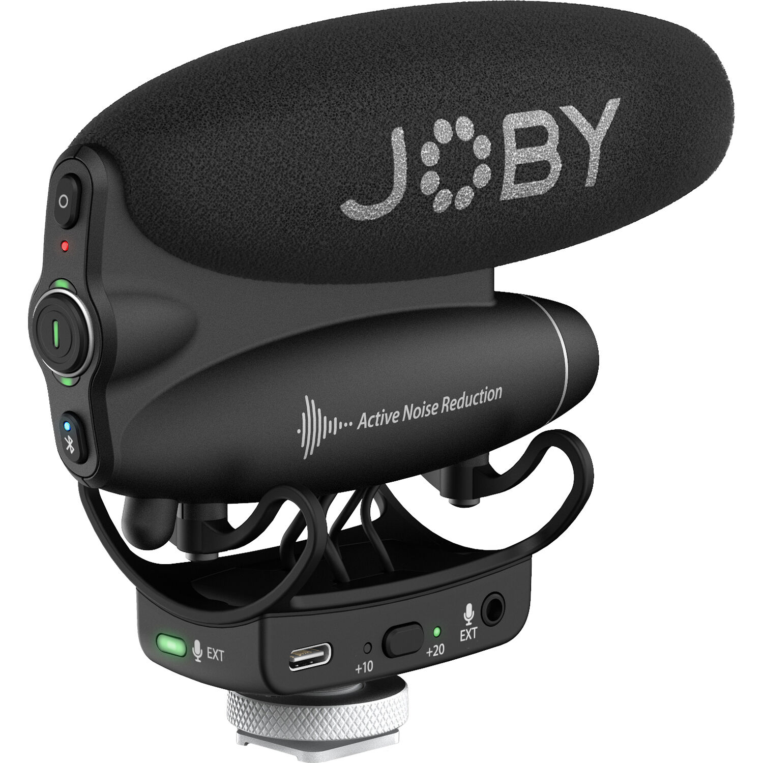 Joby Wavo PRO Hybrid Analog/USB Camera-Mount Shotgun Microphone