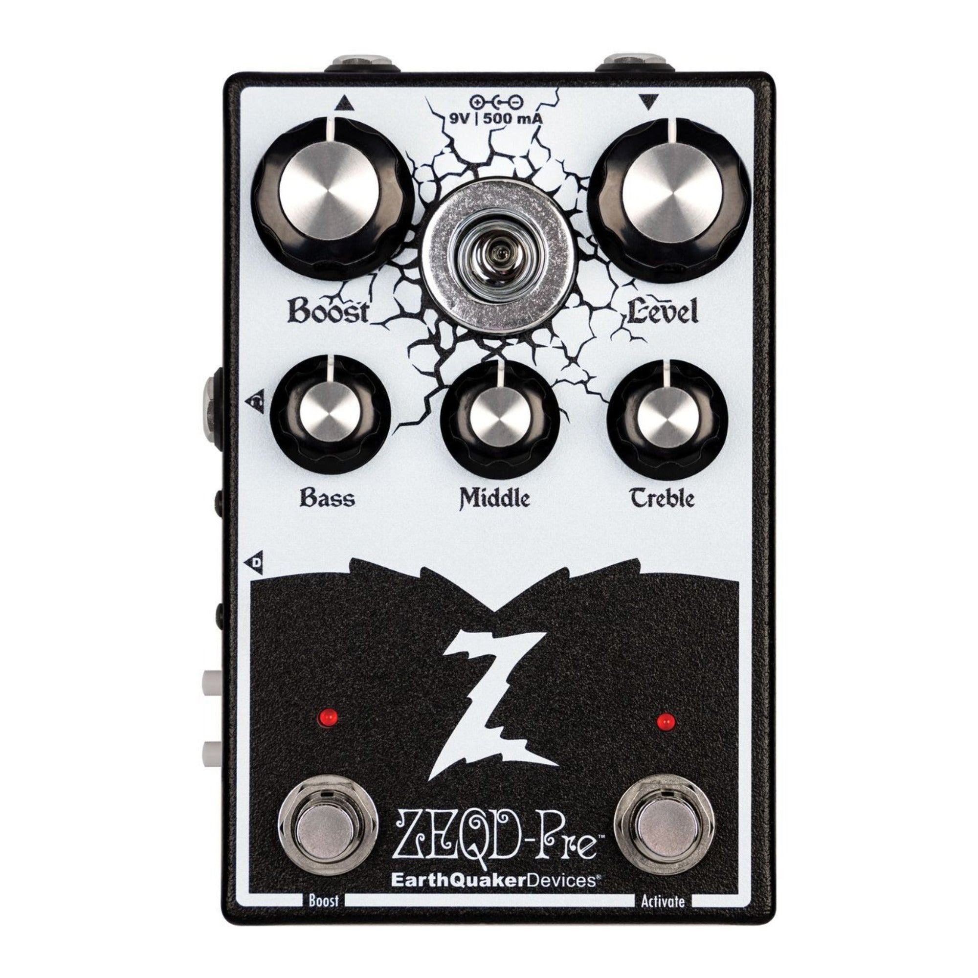 Earthquaker ZEQD-Pre All-Analog Tube Preamp with EF86 Tube, Passive 3-Band EQ