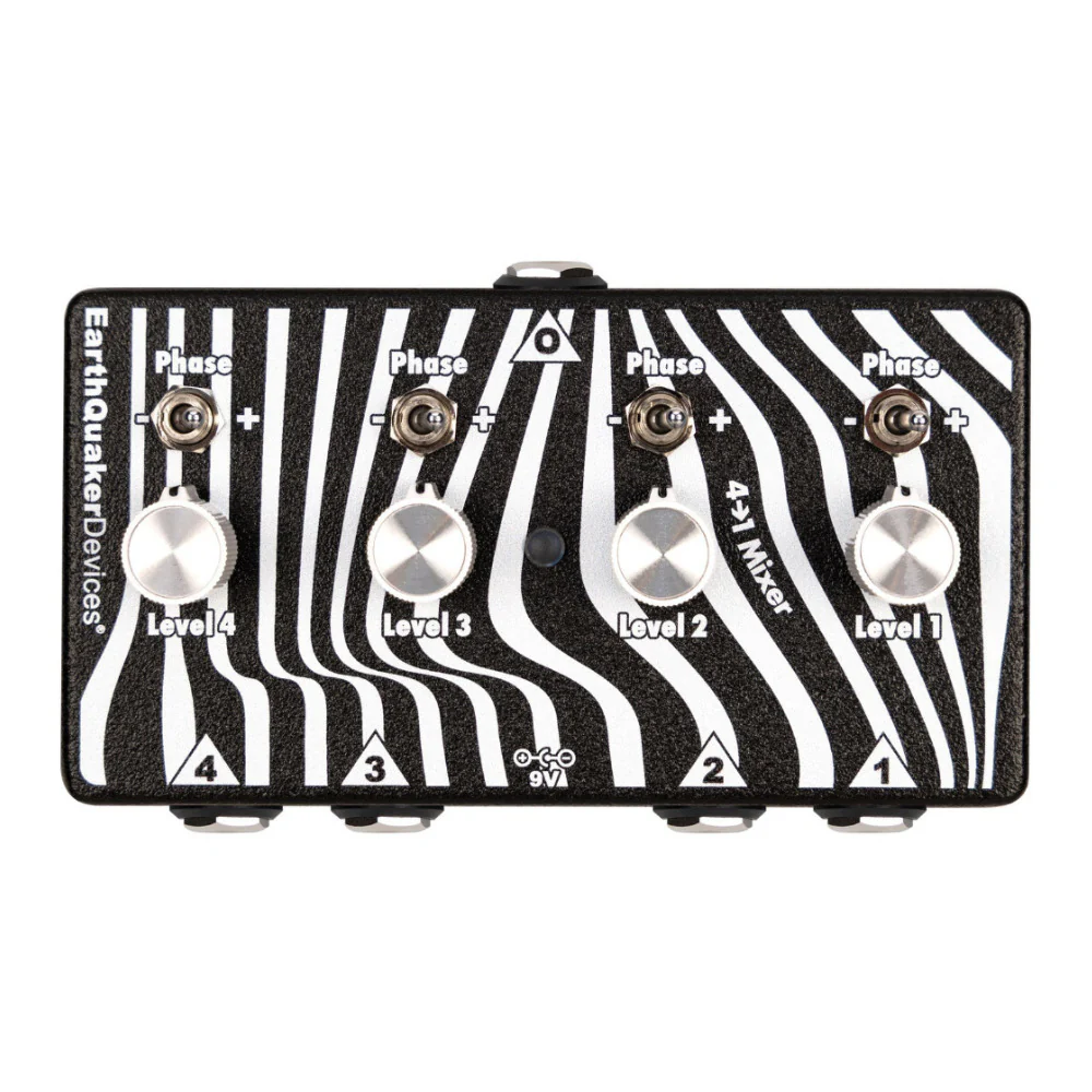 EarthQuaker Devices Four to One Mixer Compact 4-Channel Signal Mixer