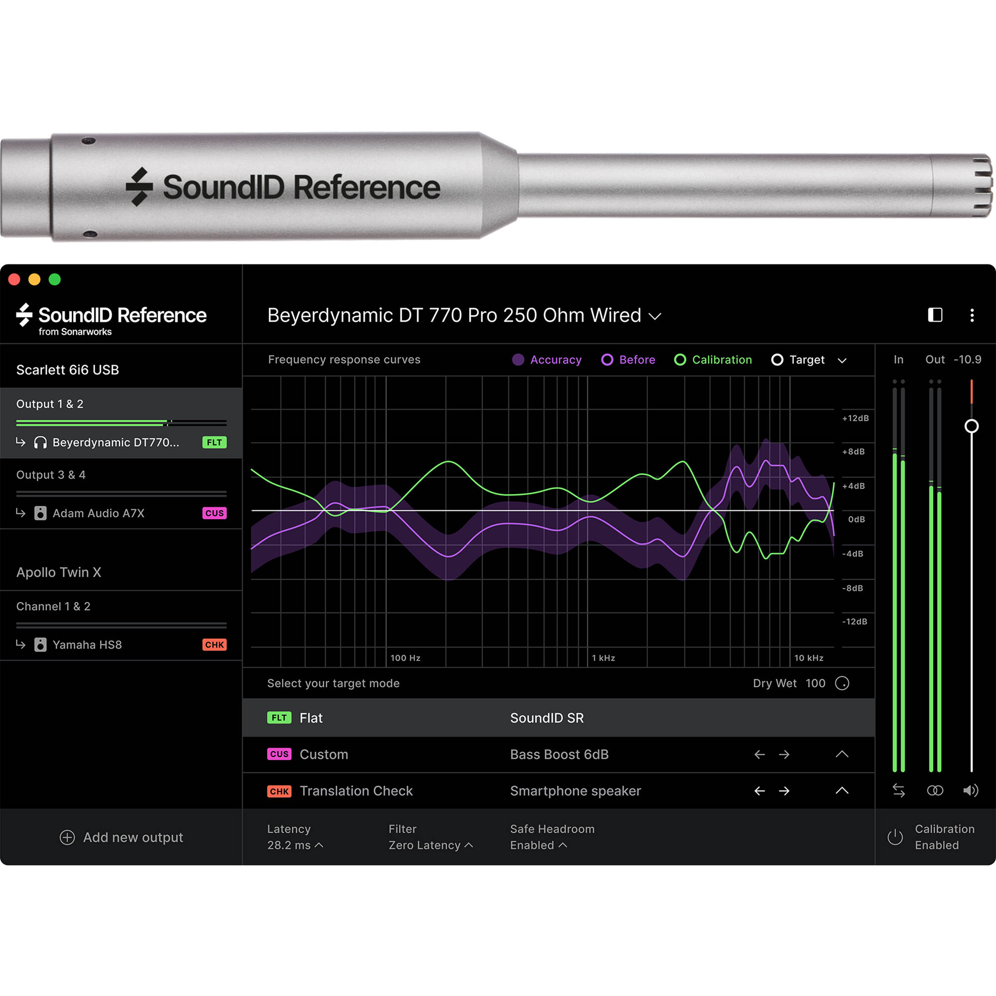 Sonarworks SoundID Reference Speaker Calibration Software with Measurement Microphone