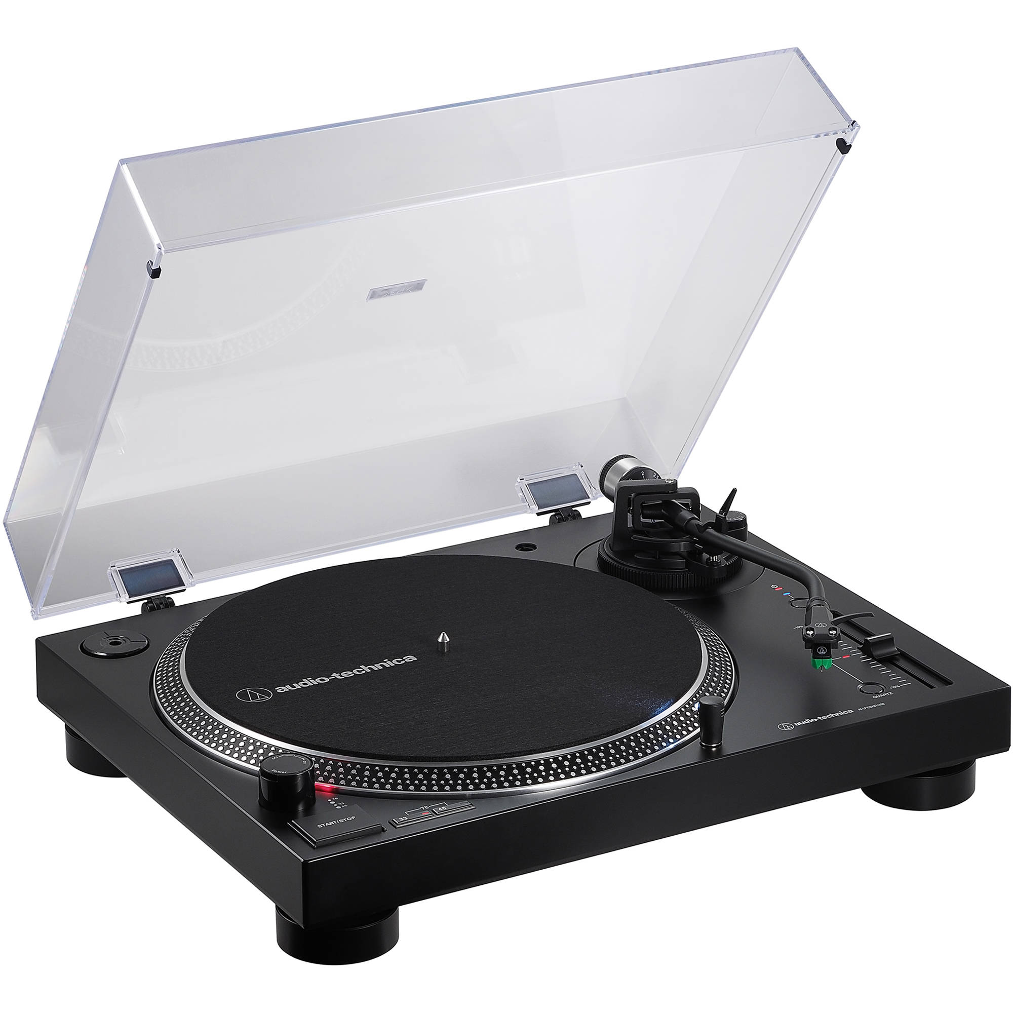 Audio Technica AT-LP120XBT-USB Stereo Turntable with USB and Bluetooth (Black)