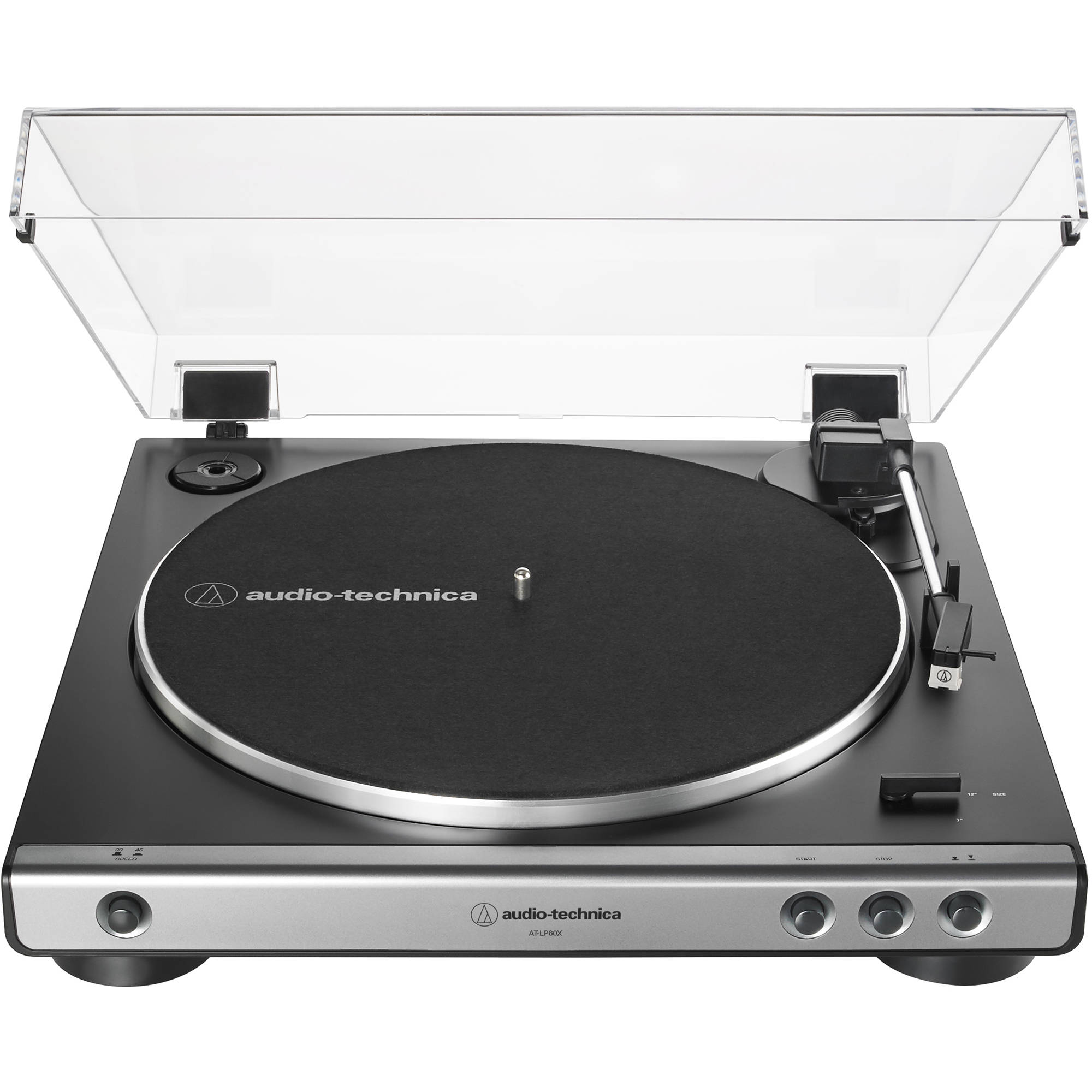 Audio Technica AT-LP60X Stereo Turntable (Gunmetal & Black)