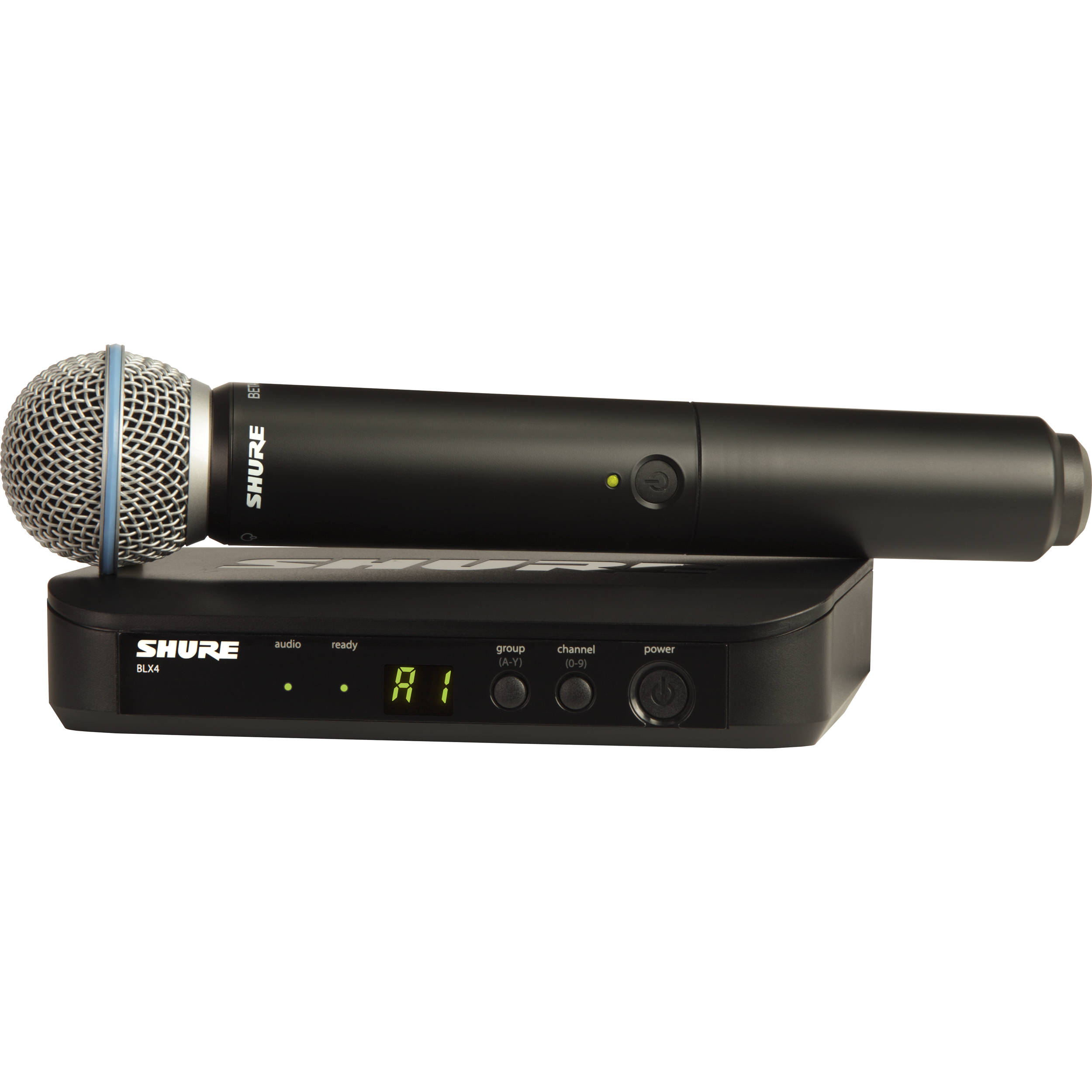 Shure BLX24 Handheld Wireless System With Beta 58A Mic (H10: 542 - 572 MHz)