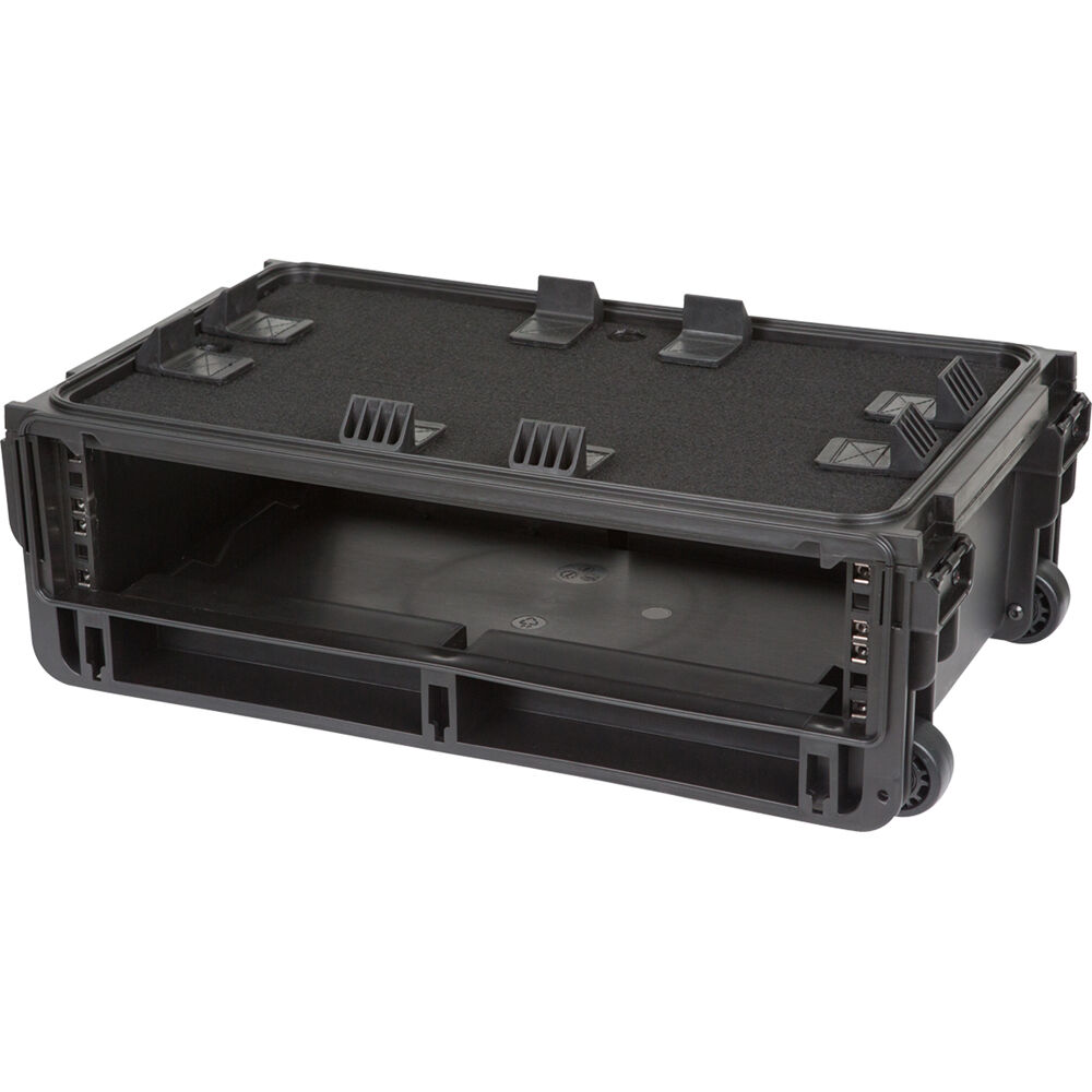 Skb Injection-Molded 2 RU Studio Flyer Rack Case