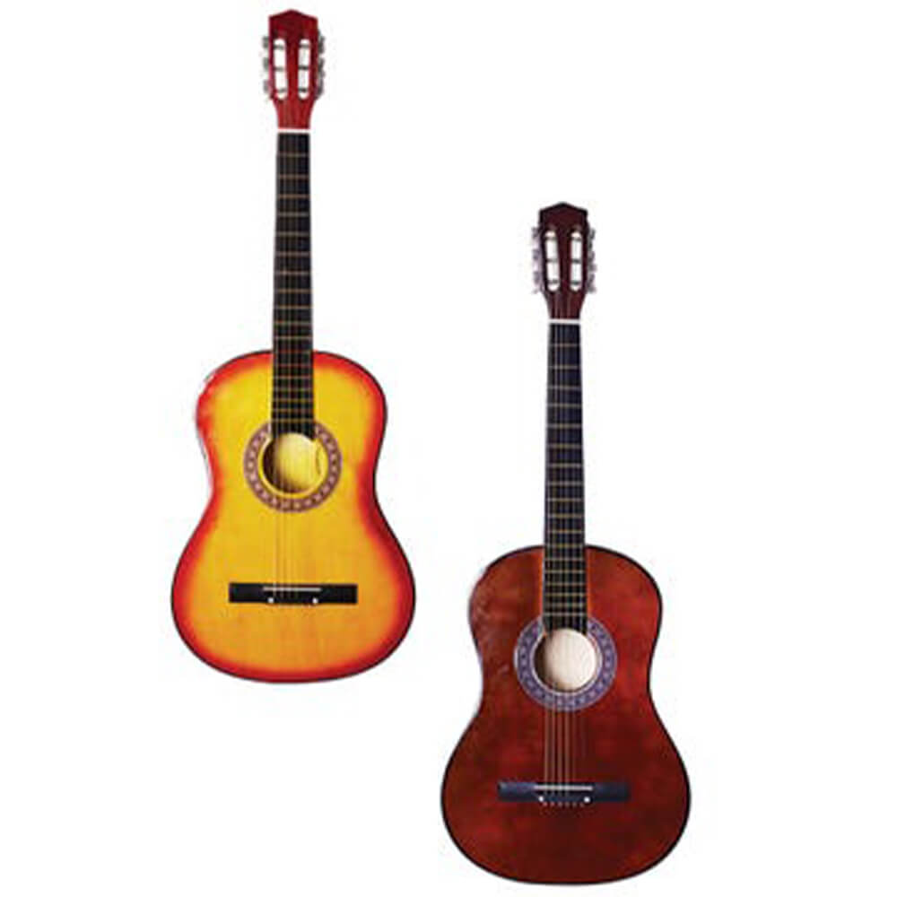 Kole Imports 6-String Acoustic Guitar - Light Blonde — thumbnail 2