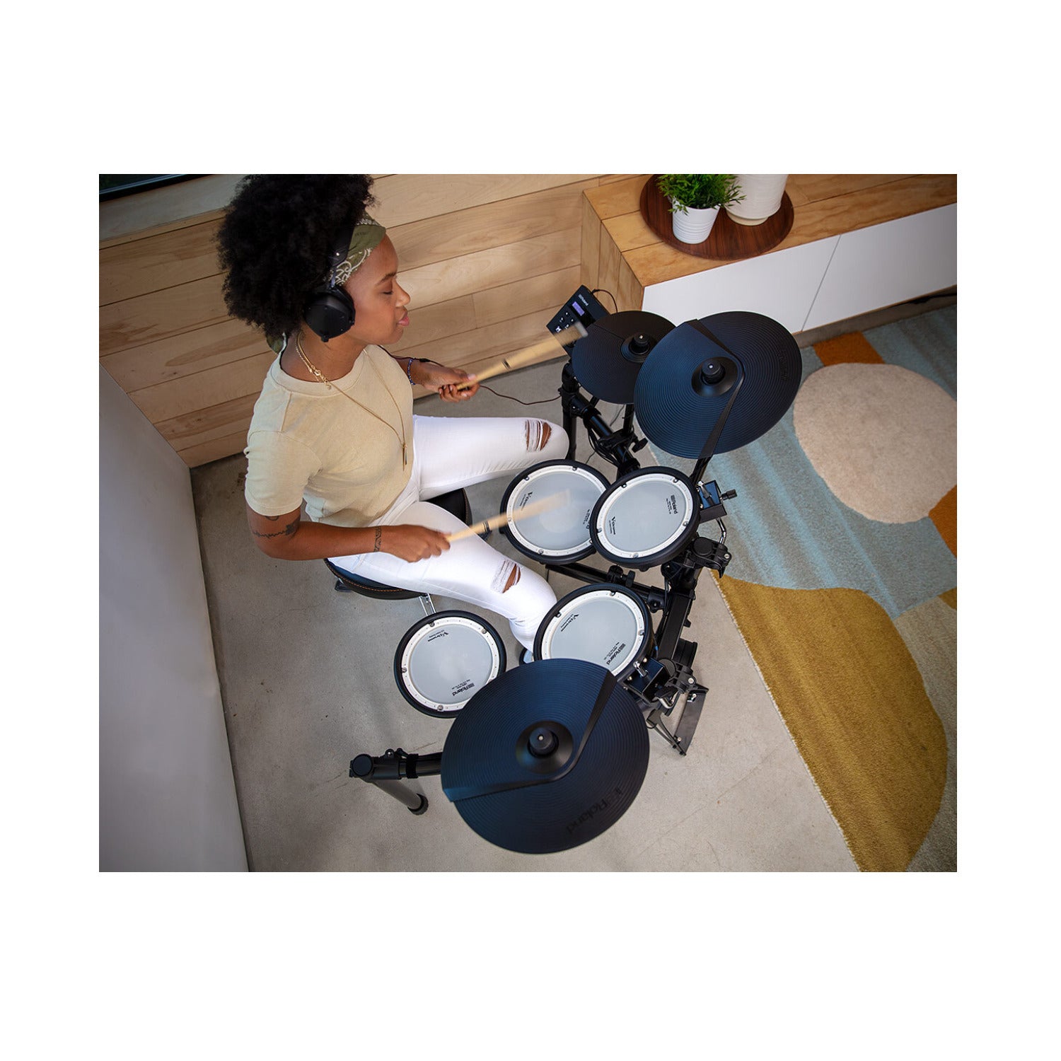 Roland TD-07KV V-Drums Electronic Drum Set — thumbnail 10
