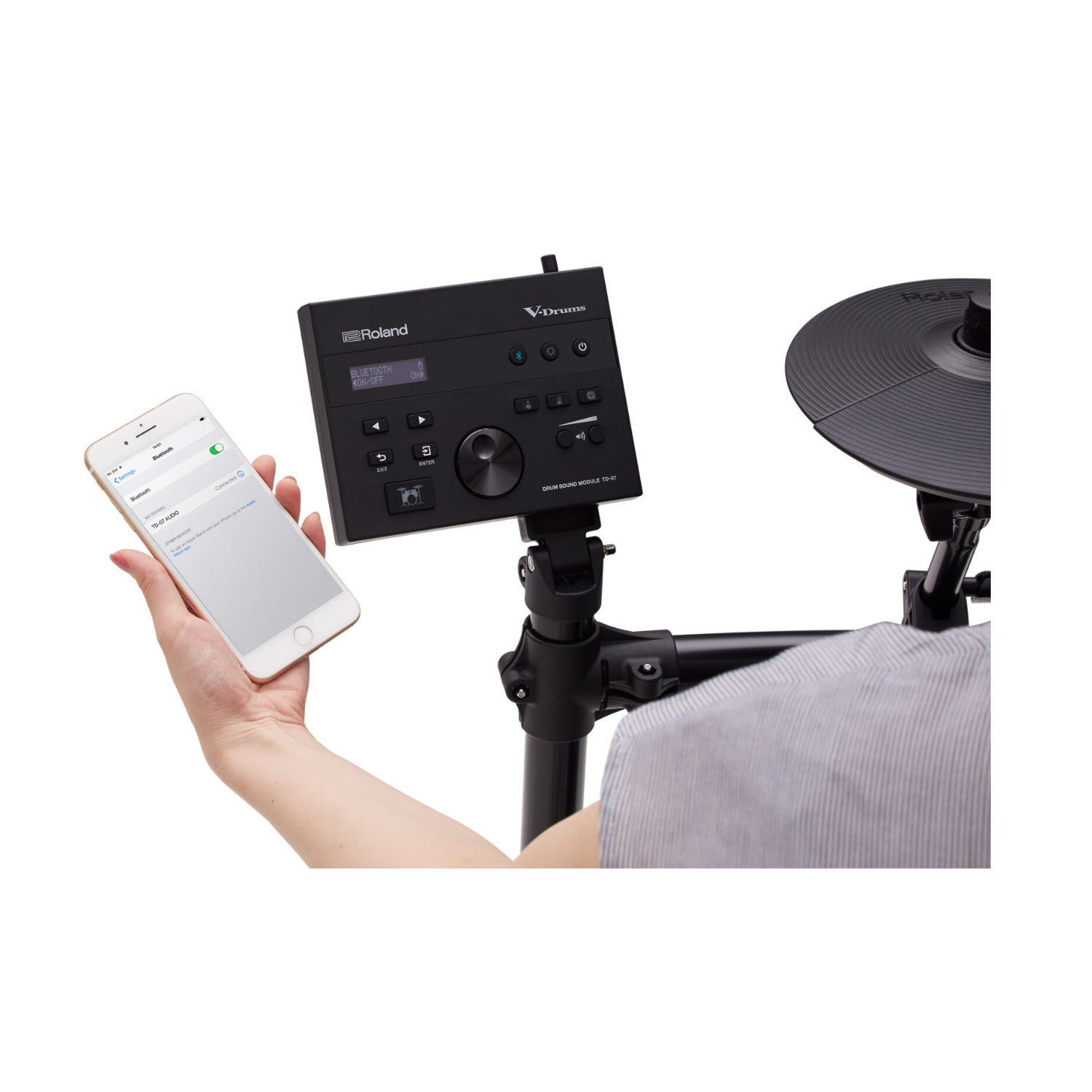 Roland TD-07KV V-Drums Electronic Drum Set — thumbnail 5