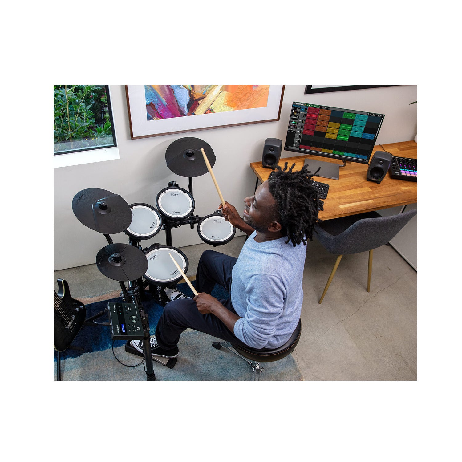 Roland TD-07KV V-Drums Electronic Drum Set — thumbnail 9
